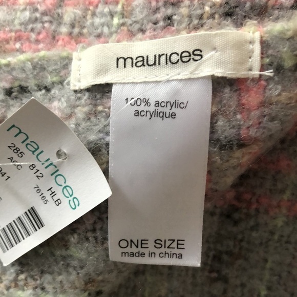 Nwt Maurice’s Blanket Wrap/Scarf - Picture 2 of 6